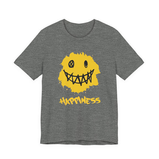 Grungy Happiness Smiley Tee
