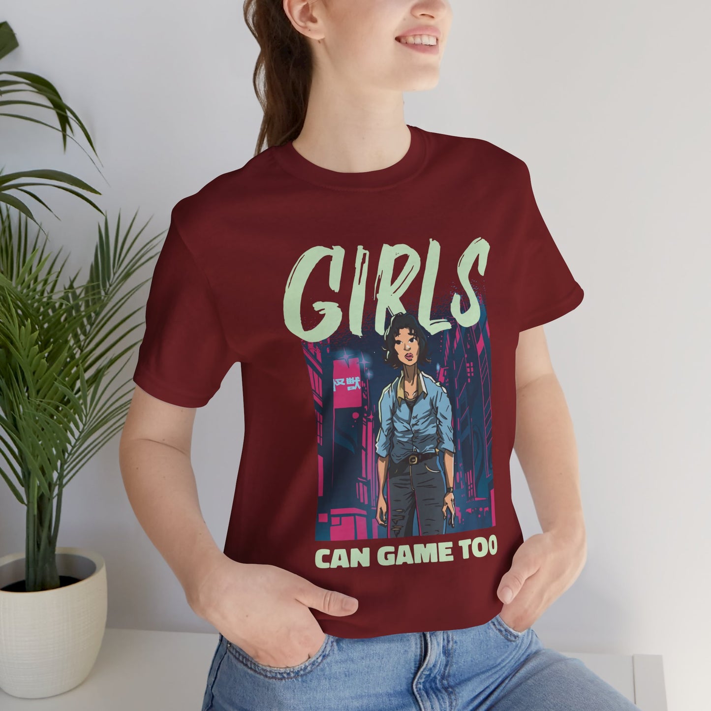 Girls Can Game Too Tee