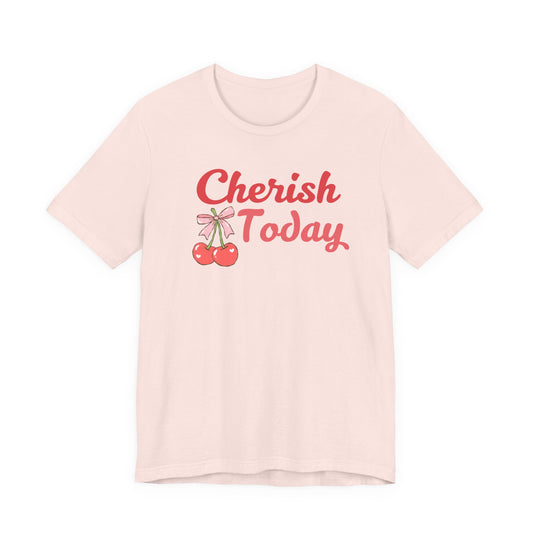 Cherish Today Cherry Bow Tee
