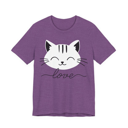 Cat Love Minimalist Tee