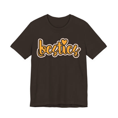 Besties Heart Script Tee