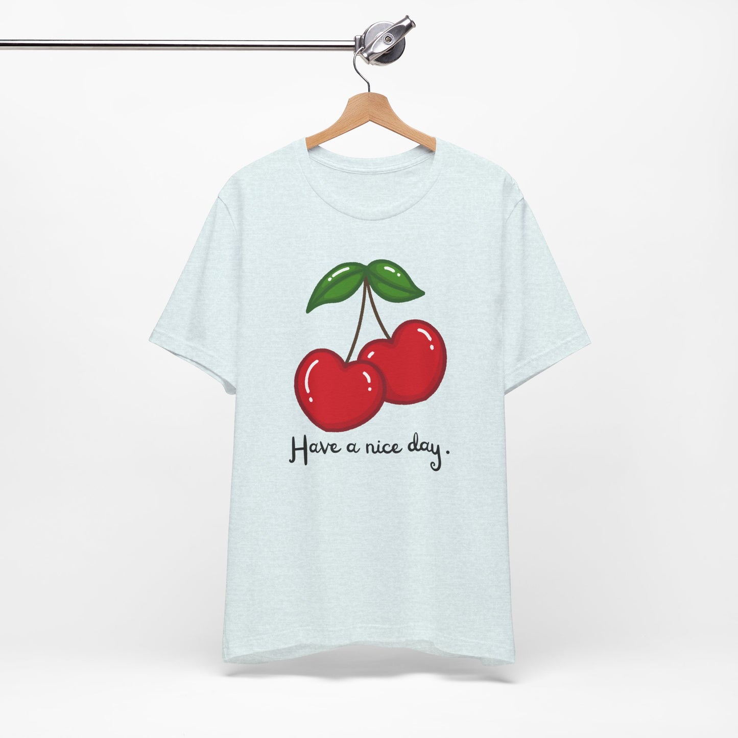 Have a Nice Day Cherry Hearts Tee