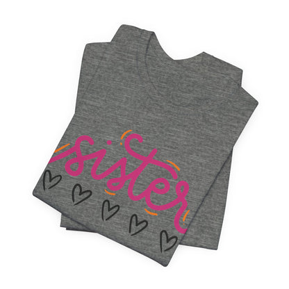 Sister Love Hearts Tee