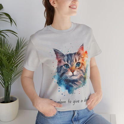 Watercolor Cat Tee