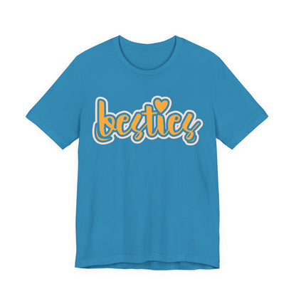 Besties Heart Script Tee