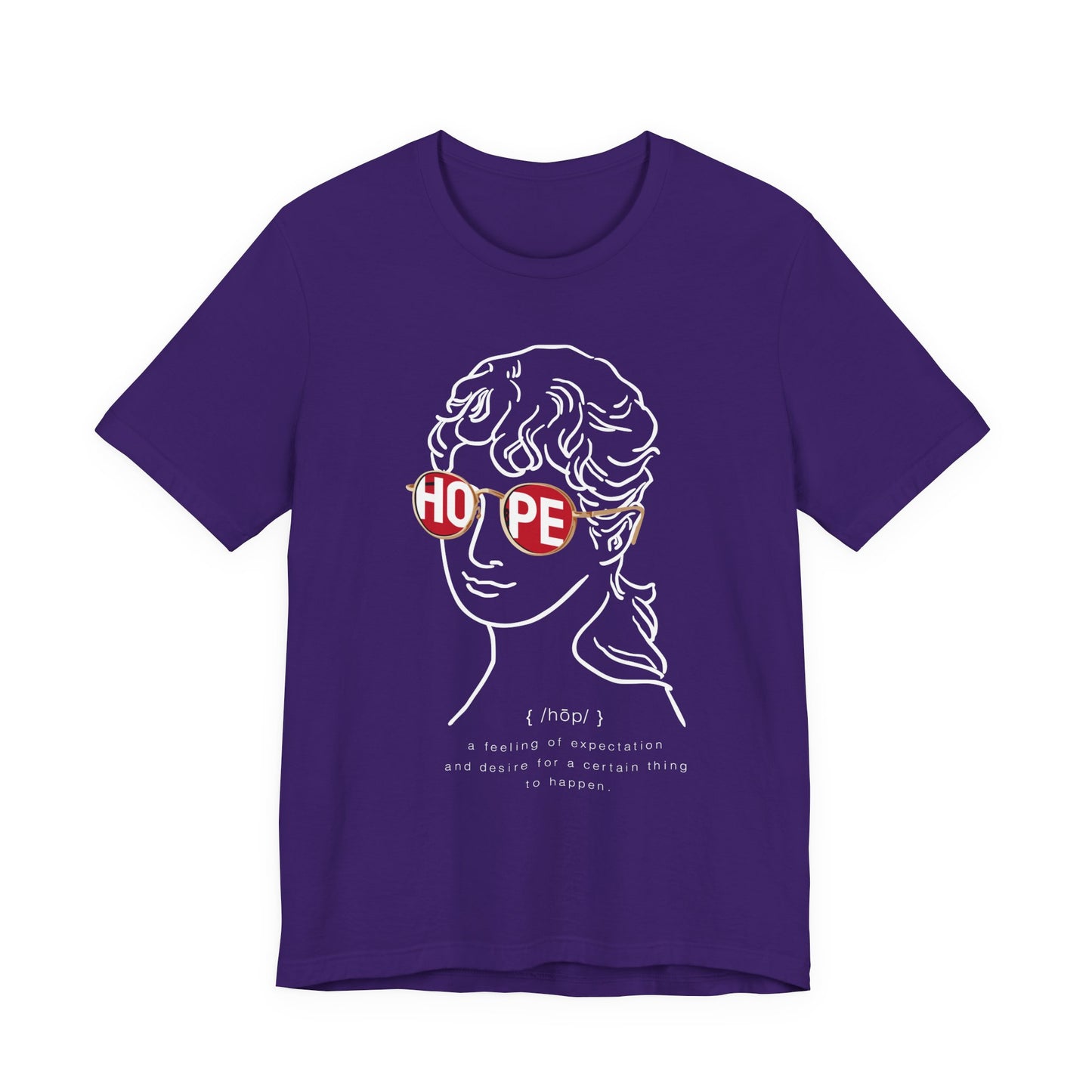 Hope Definition Statue Tee