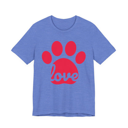 Love Paw Print Jersey Tee