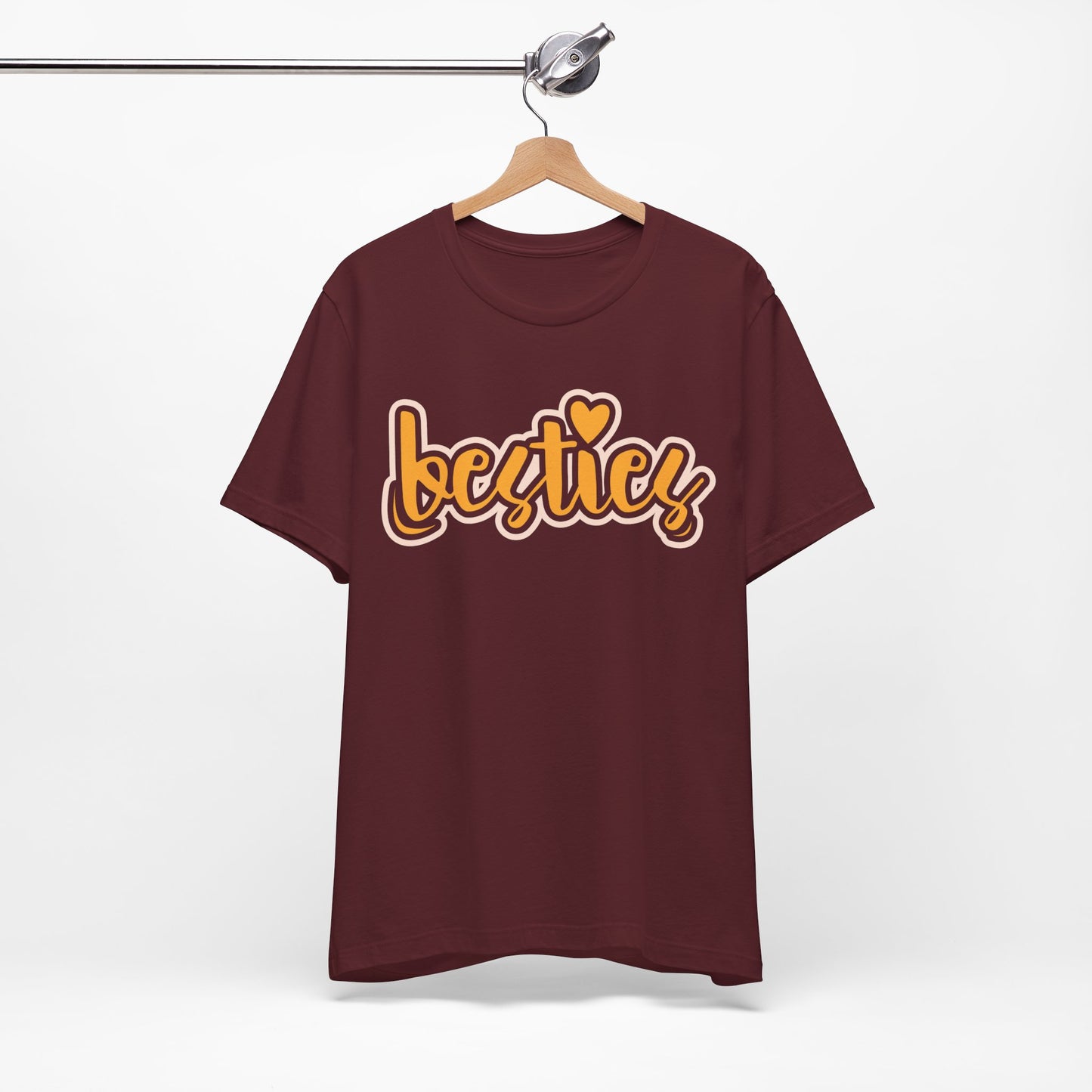 Besties Heart Script Tee