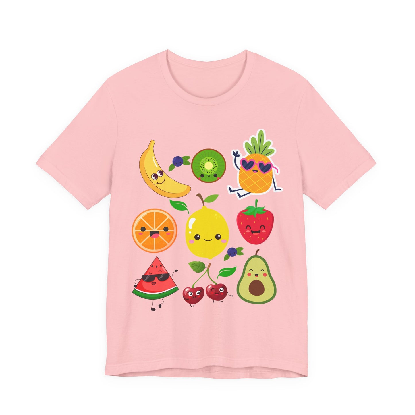 Cute Fruit Friends Kawaii Foodie Tee