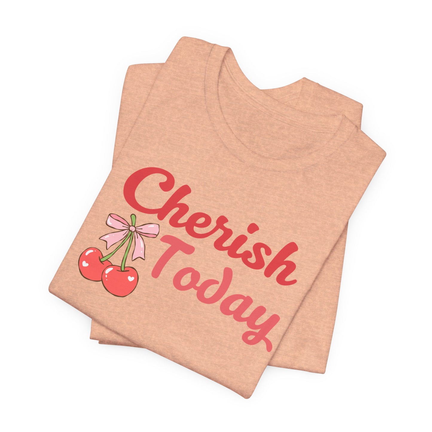Cherish Today Cherry Bow Tee
