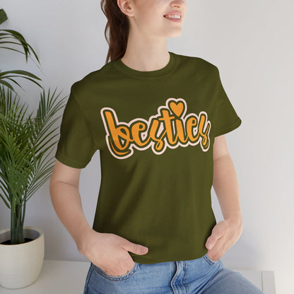 Besties Heart Script Tee