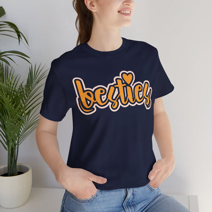 Besties Heart Script Tee