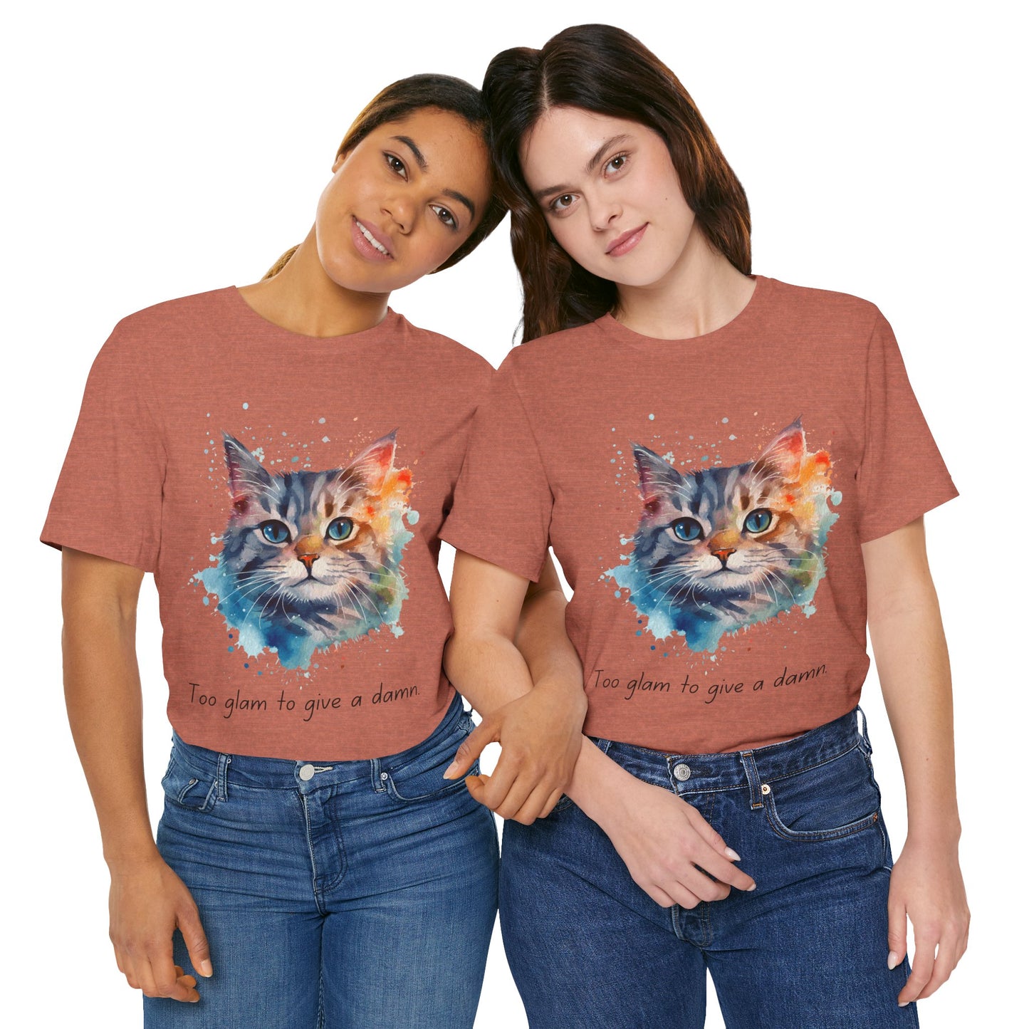 Watercolor Cat Tee