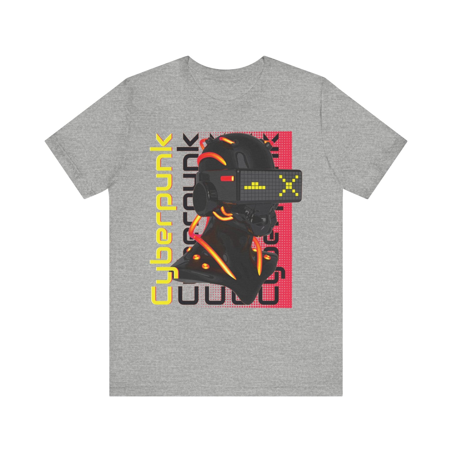 Cyberpunk Glitch Head Tee