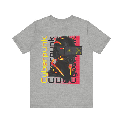 Cyberpunk Glitch Head Tee