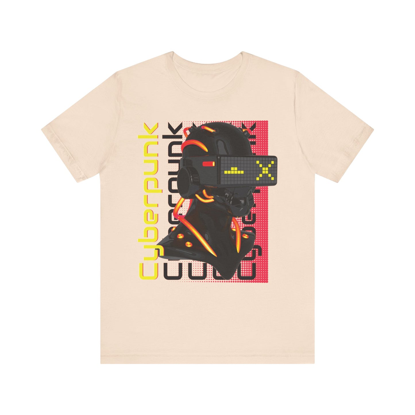 Cyberpunk Glitch Head Tee
