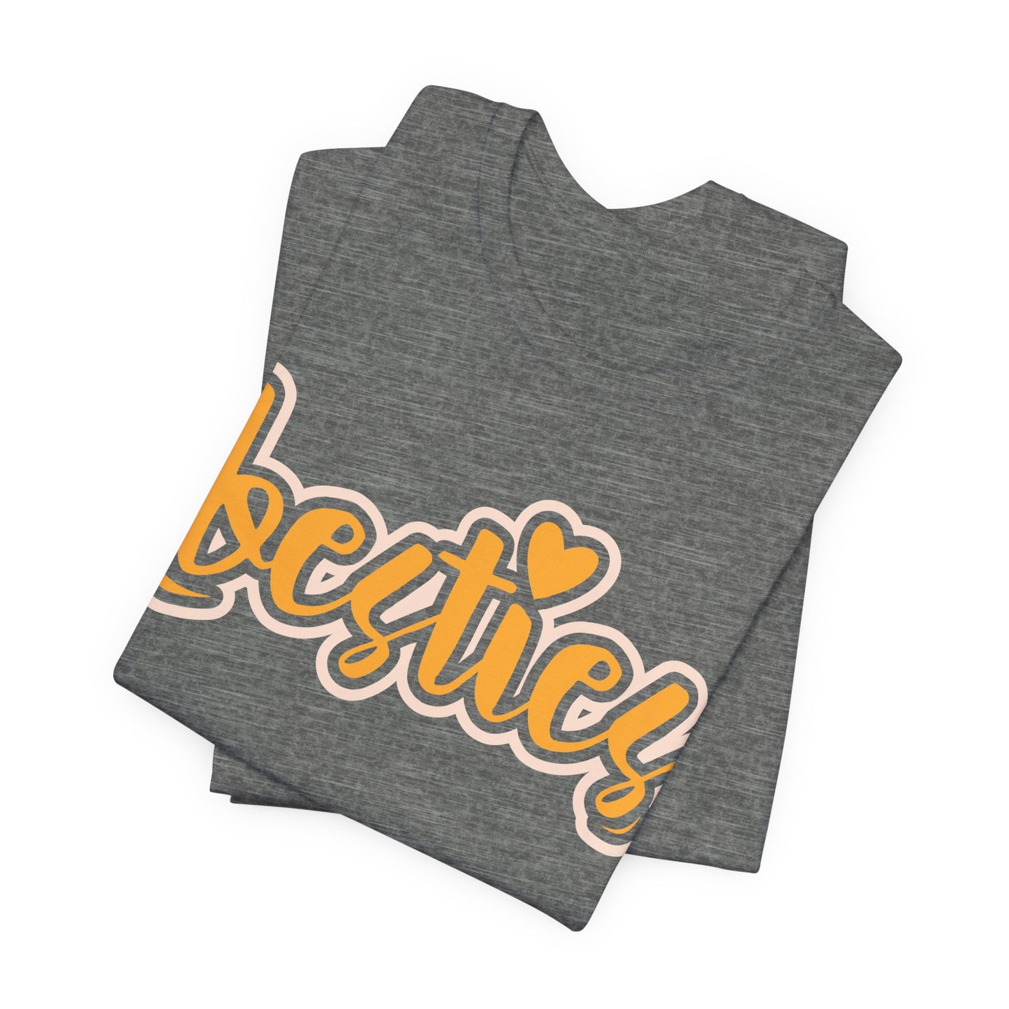 Besties Heart Script Tee
