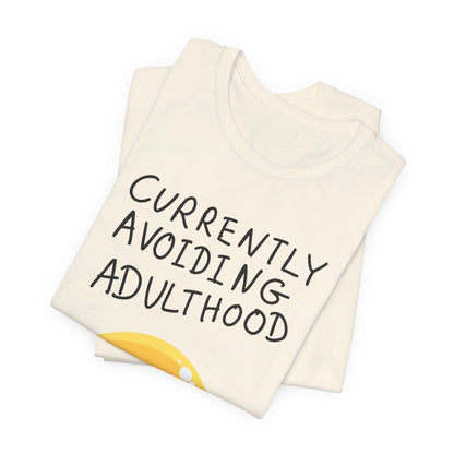 Avoiding Adulthood Emoji Tee