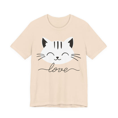 Cat Love Minimalist Tee