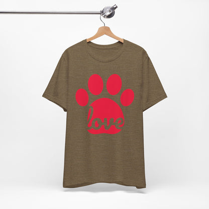 Love Paw Print Jersey Tee