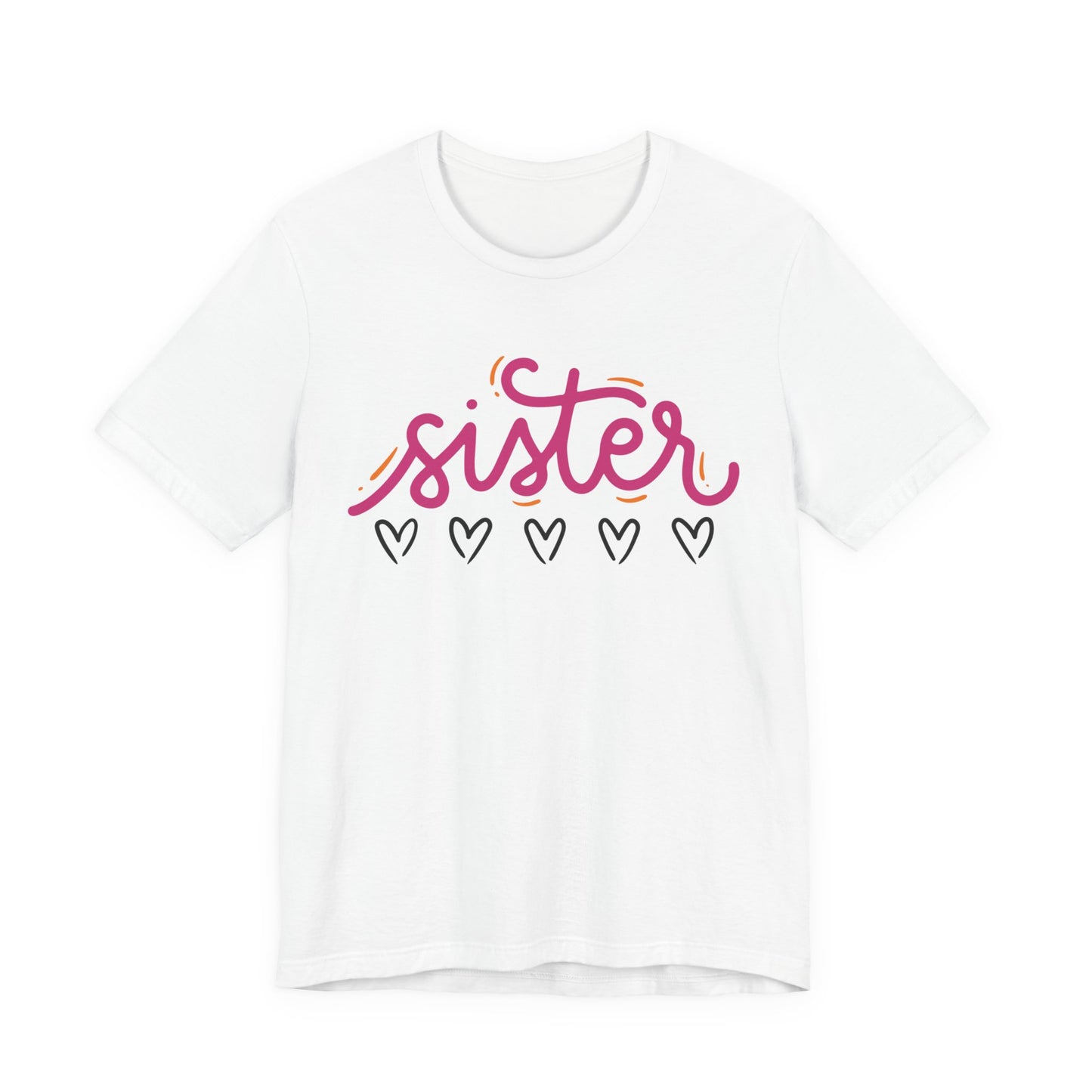 Sister Love Hearts Tee