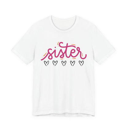 Sister Love Hearts Tee