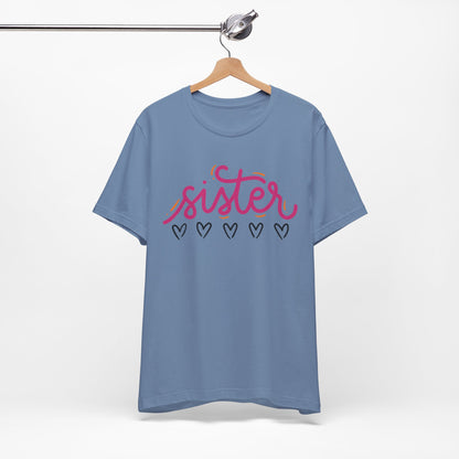 Sister Love Hearts Tee