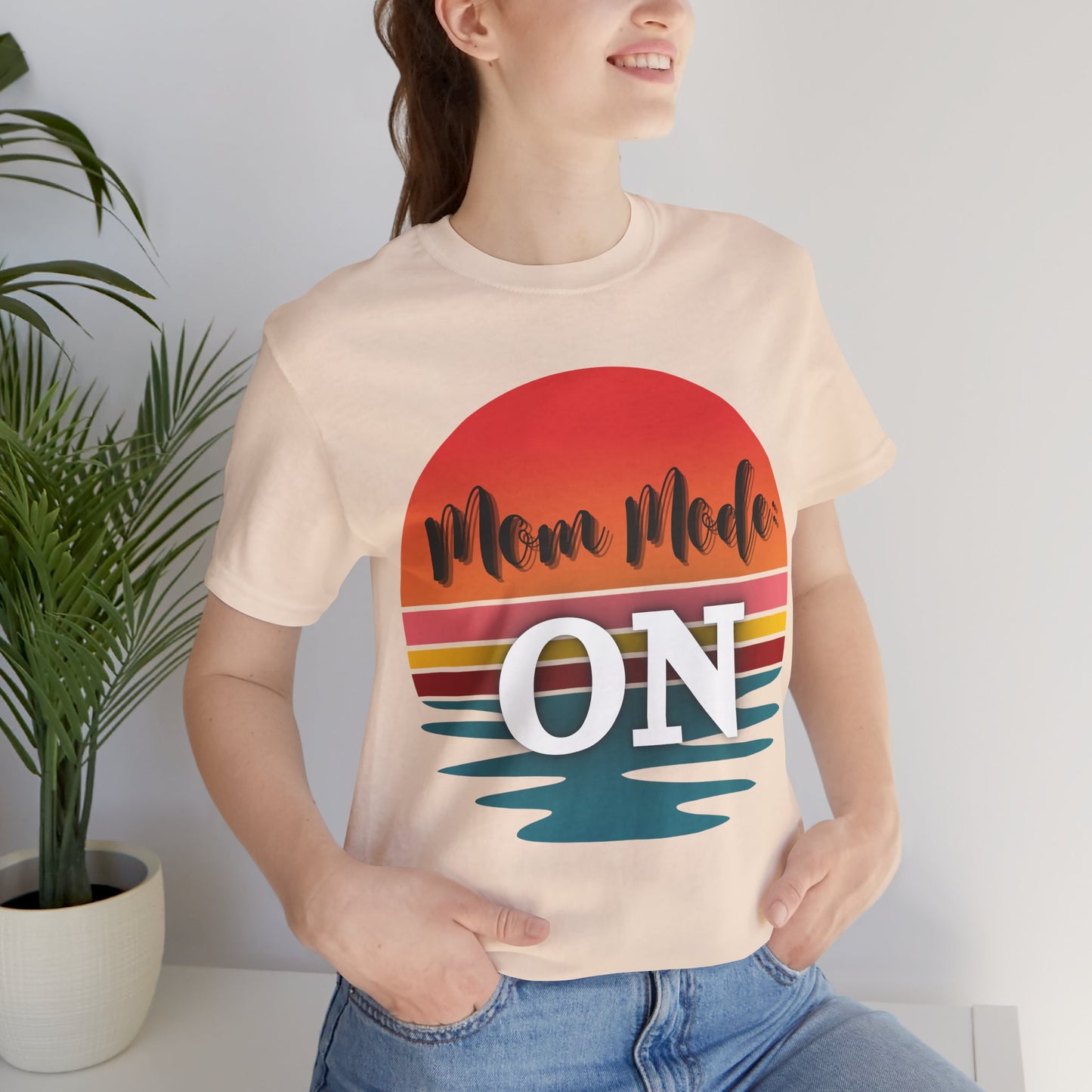 Retro Mom Mode On Tee