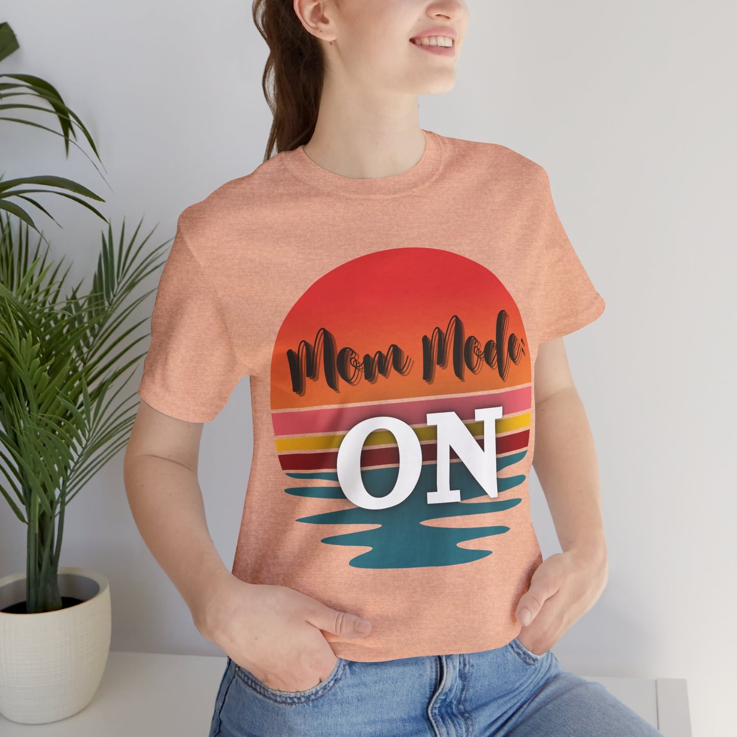 Retro Mom Mode On Tee