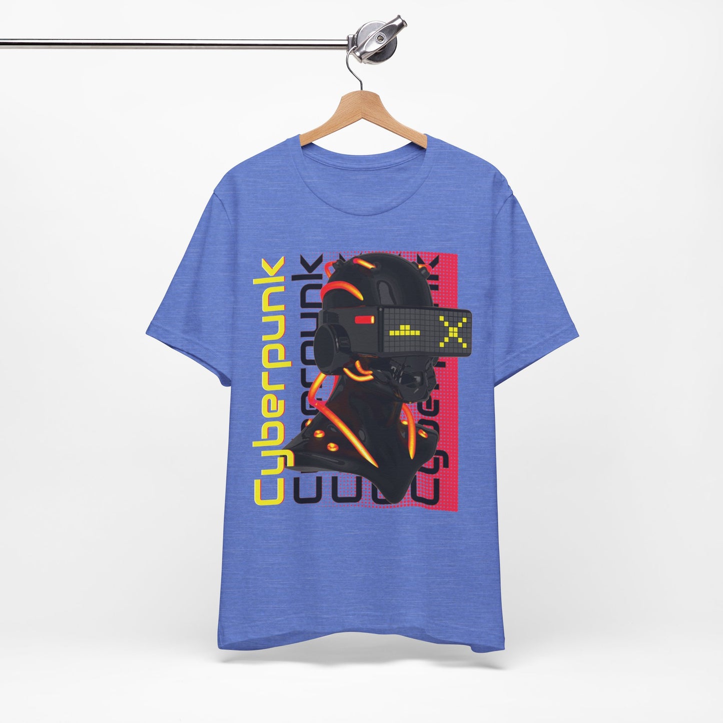 Cyberpunk Glitch Head Tee