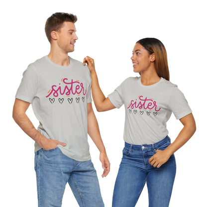 Sister Love Hearts Tee