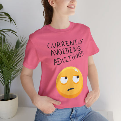 Avoiding Adulthood Emoji Tee