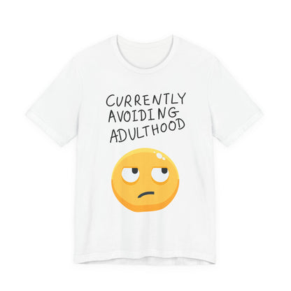 Avoiding Adulthood Emoji Tee