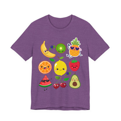 Cute Fruit Friends Kawaii Foodie Tee