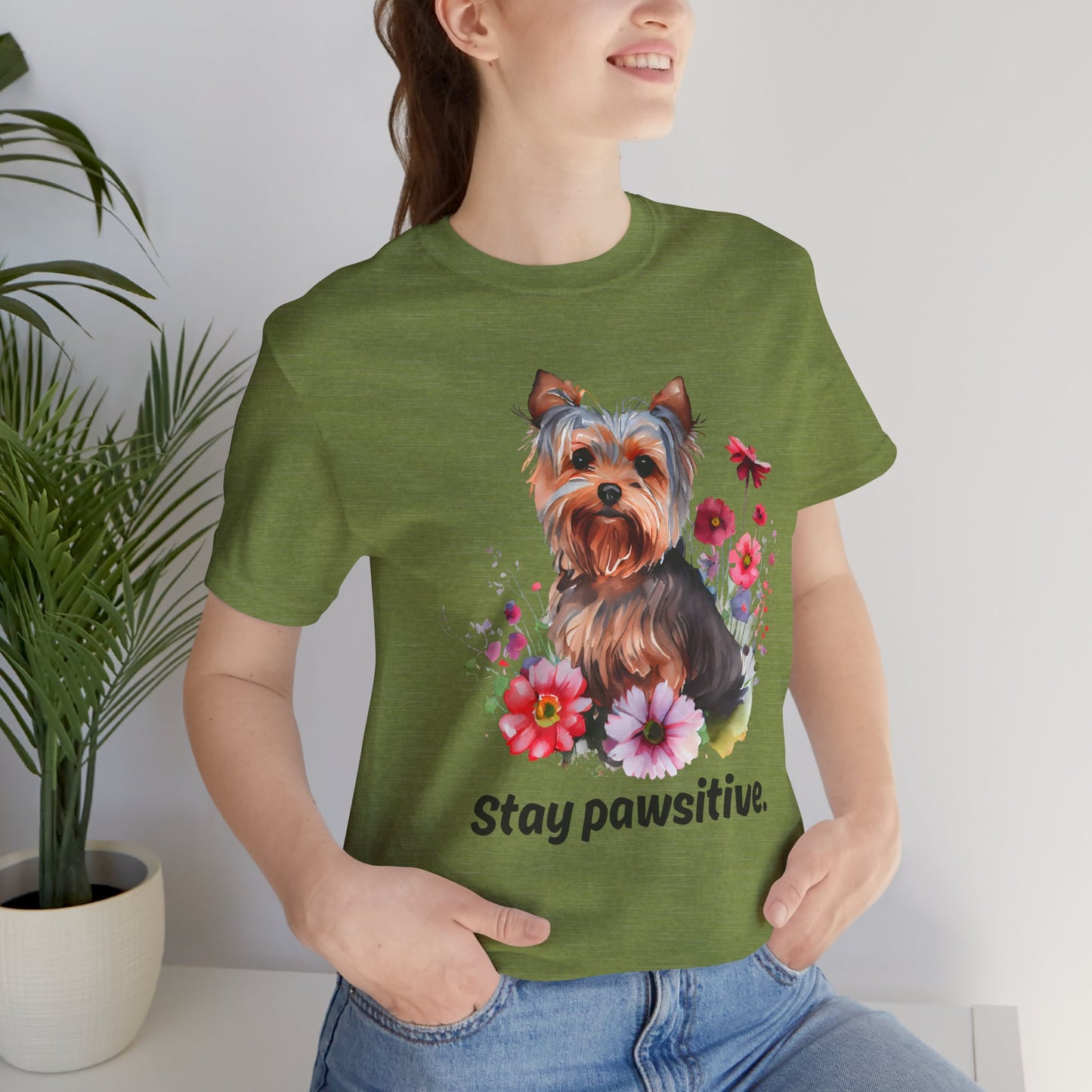 Stay Pawsitive Dog Lover Tee