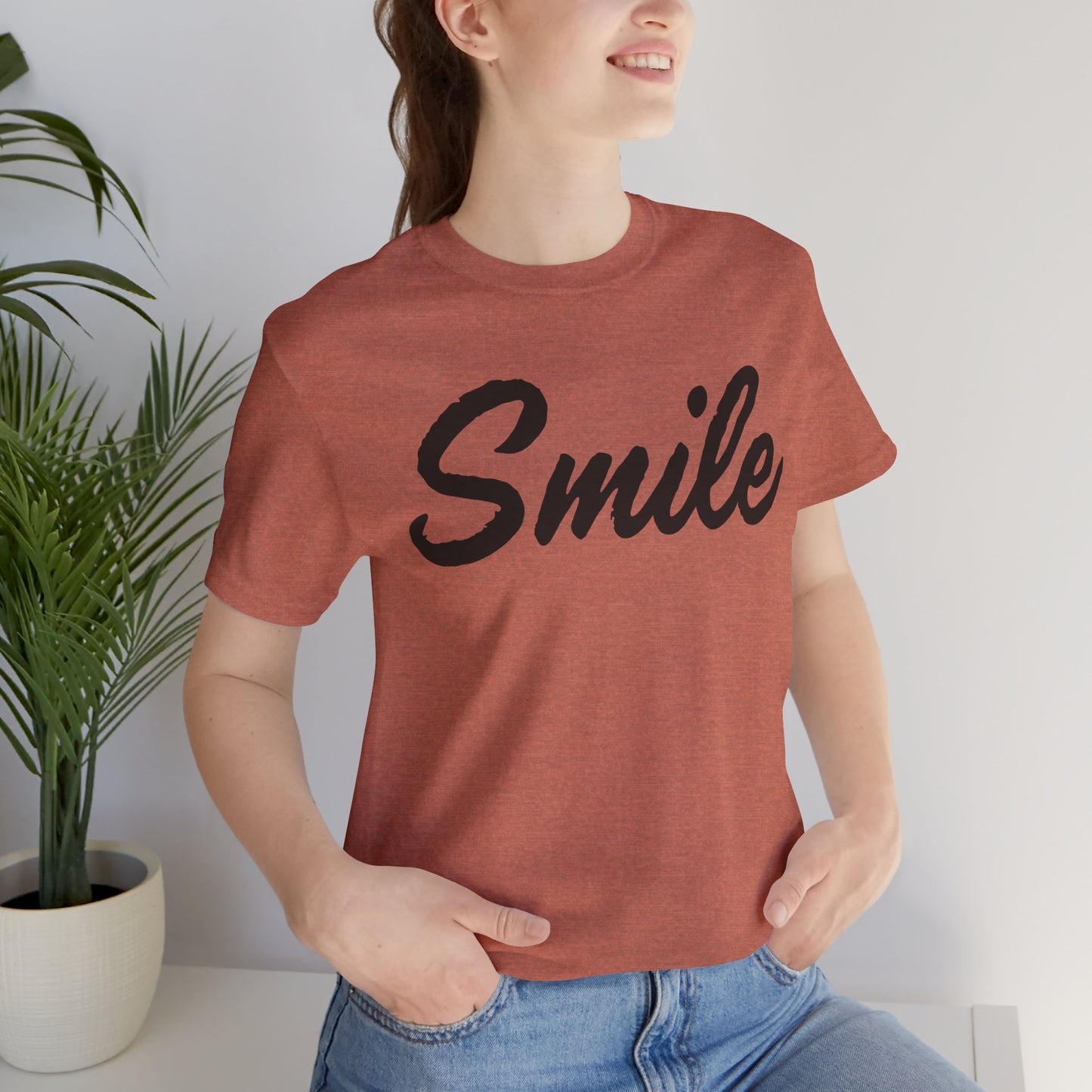 SMILE Simple Text Tee