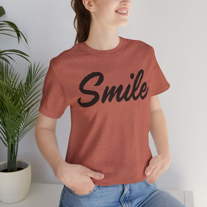 SMILE Simple Text Tee
