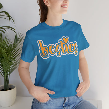 Besties Heart Script Tee
