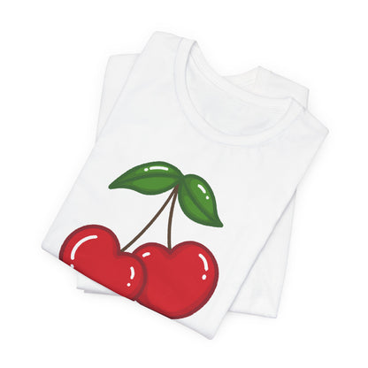 Have a Nice Day Cherry Hearts Tee