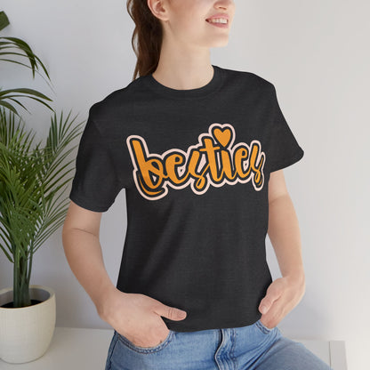 Besties Heart Script Tee