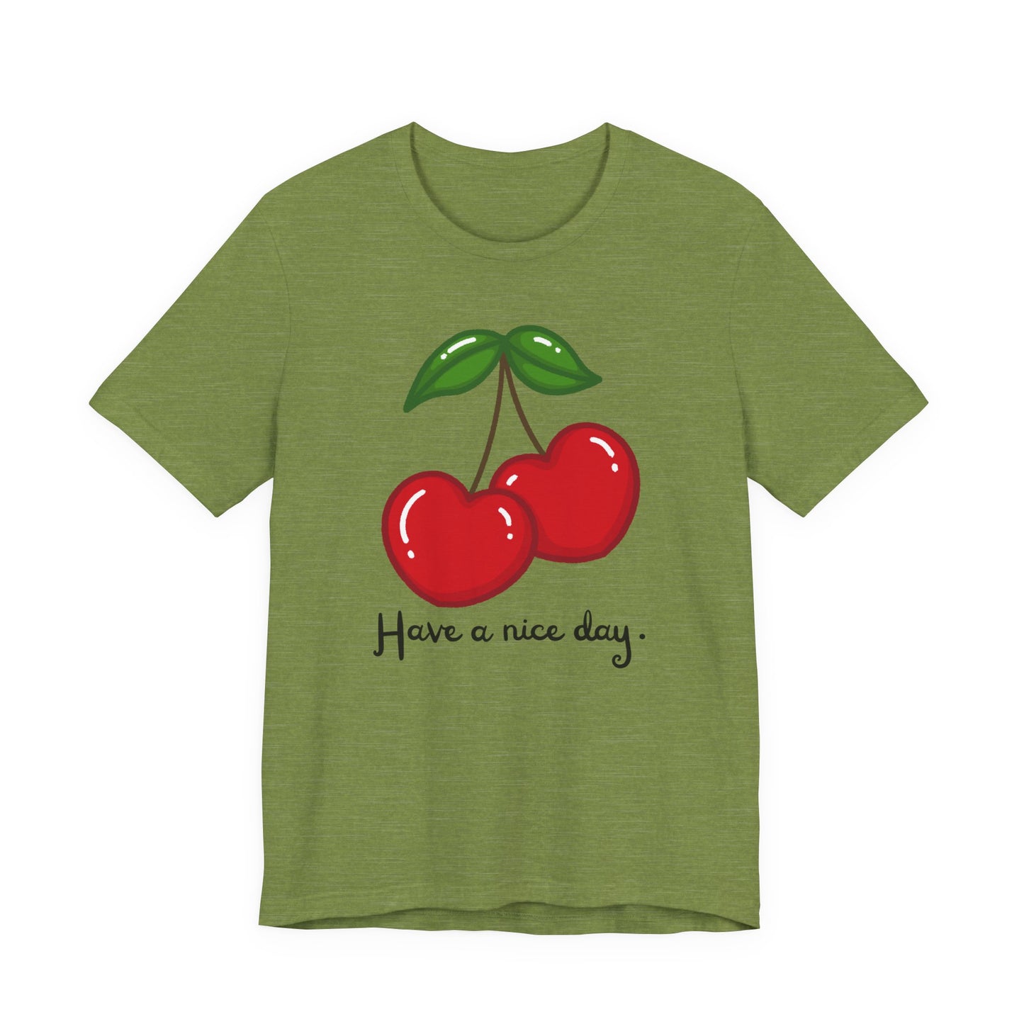 Have a Nice Day Cherry Hearts Tee