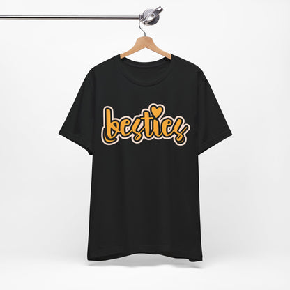 Besties Heart Script Tee