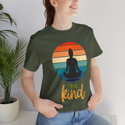 Be Kind Yoga Sunset Tee