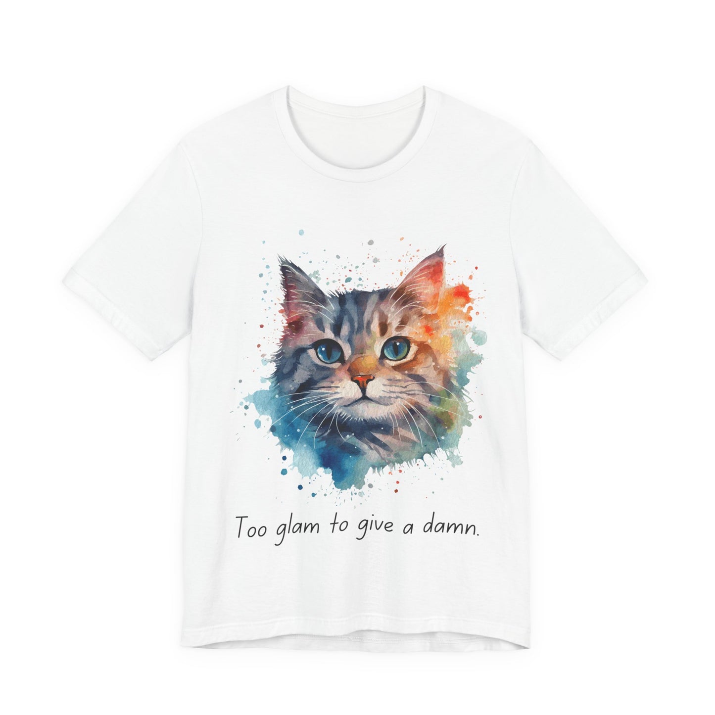 Watercolor Cat Tee