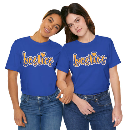 Besties Heart Script Tee