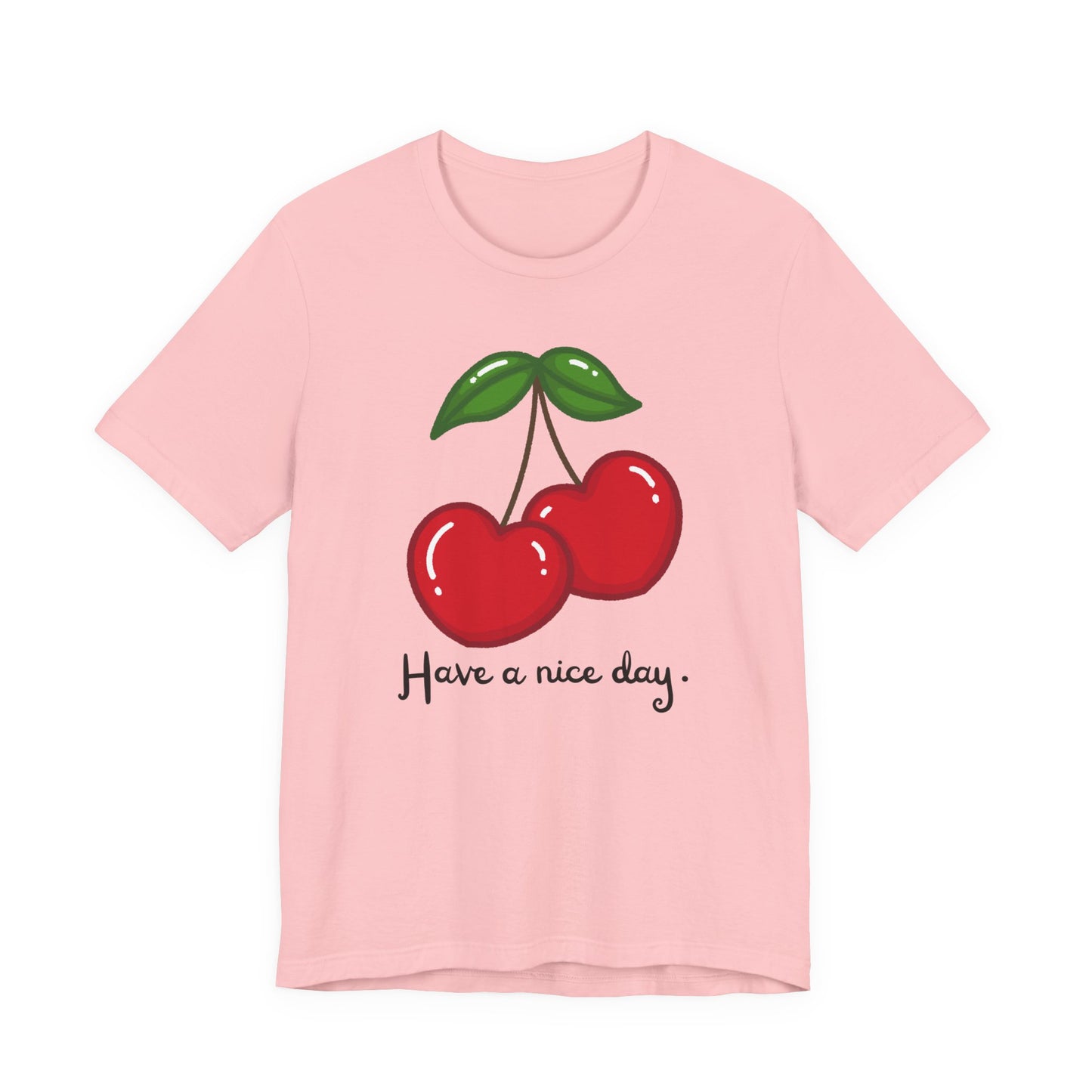 Have a Nice Day Cherry Hearts Tee