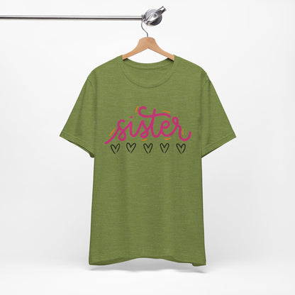 Sister Love Hearts Tee