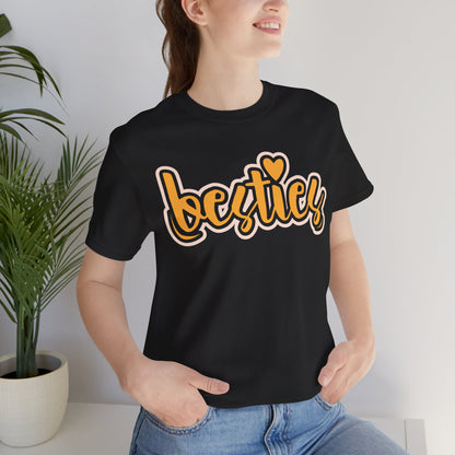 Besties Heart Script Tee