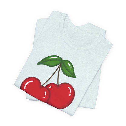 Have a Nice Day Cherry Hearts Tee