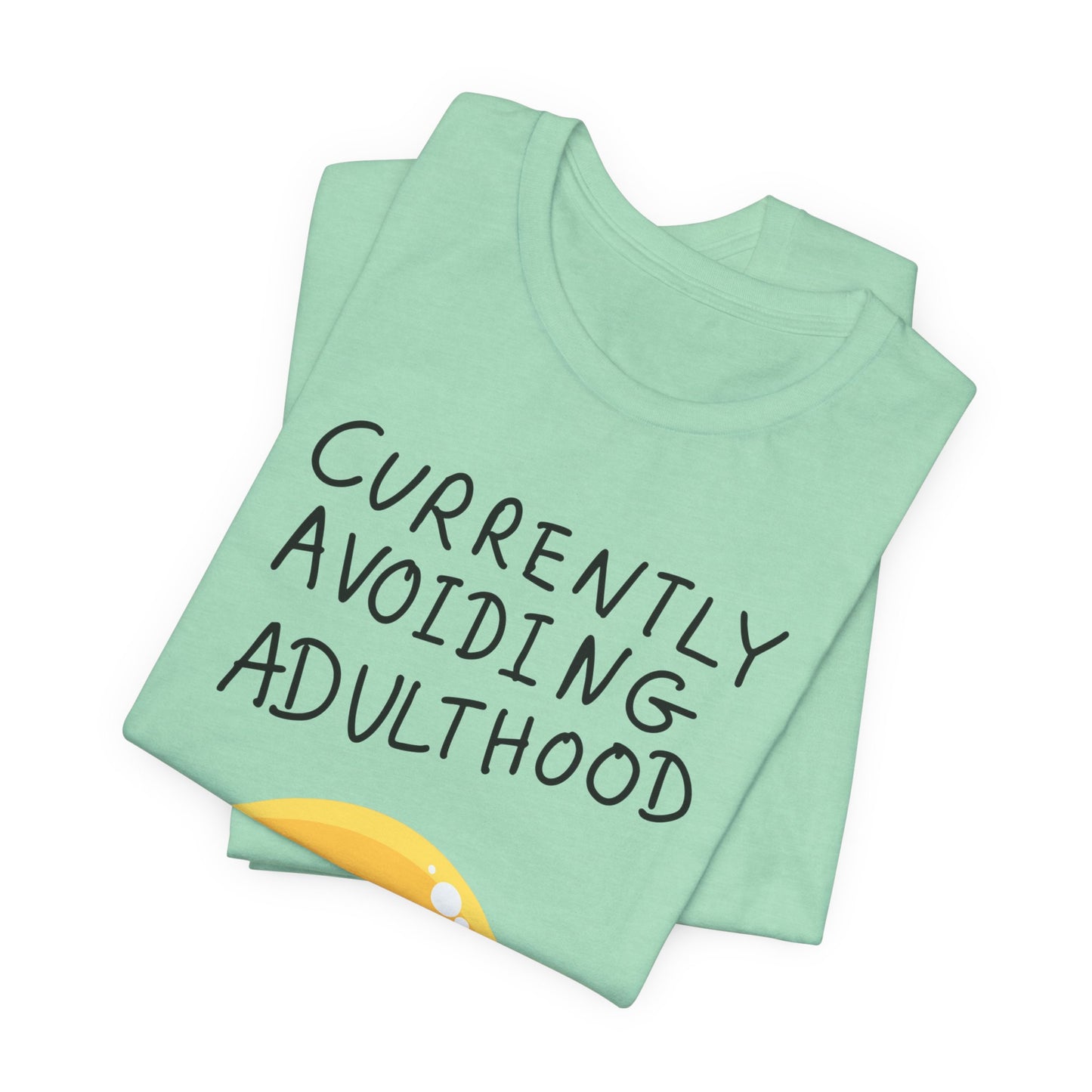 Avoiding Adulthood Emoji Tee
